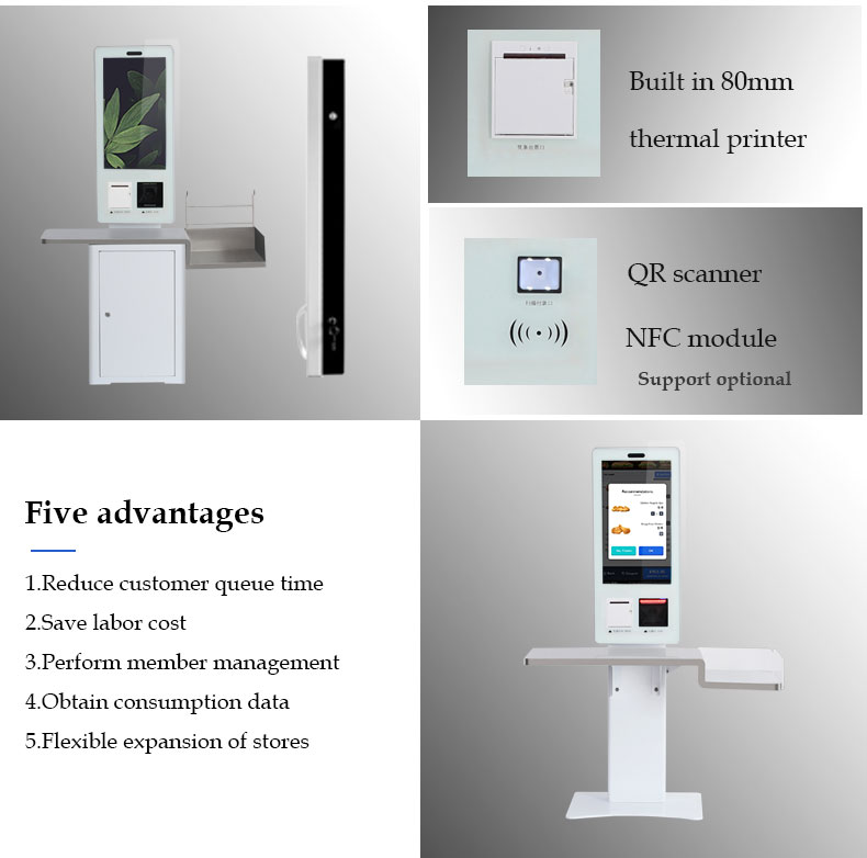 Moduler design self payment kiosks