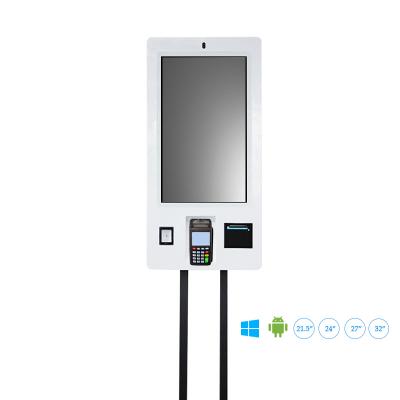 touch screen self service payment kiosk,android restaurant payment kiosk,Multi touch payment kiosk